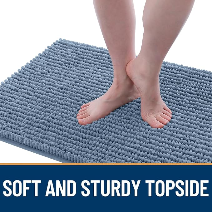 OLANLY Dog Door Mat for Muddy Paws 70x46, Ultra Absorbent Chenille Mud Doormat - Image 3