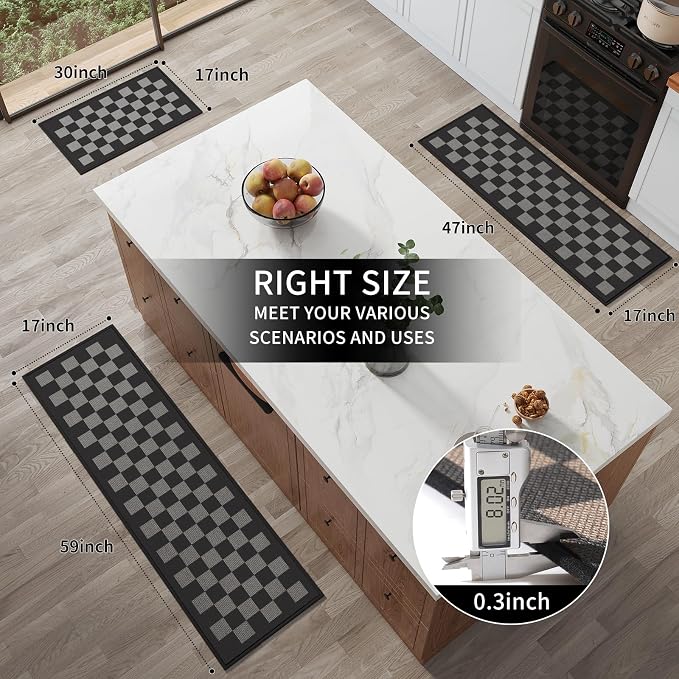 YDKGL Kitchen Runner Rugs Non Slip Washable, Super Absorbent Kitchen Mats - Image 9