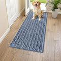 Smiry Dog Door Mat for Muddy Paws 47x20, Absorbent Dirt Trapper, Non-Slip by Smiry