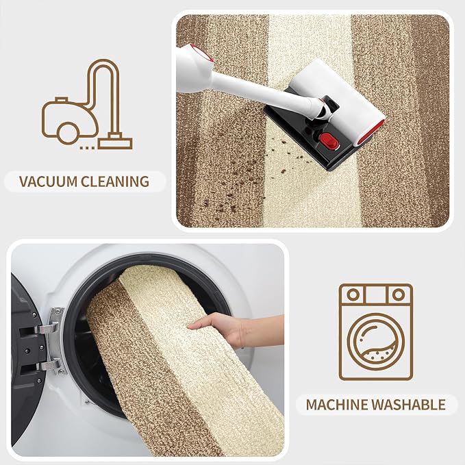 Kitinjoy Indoor Outdoor Door Mat, 44x24 Non-Slip Absorbent Dirt Trapper - Image 5