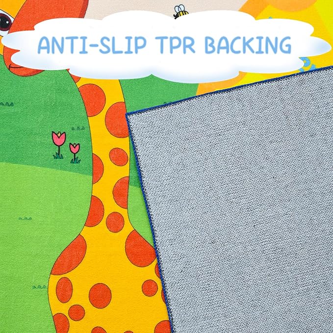 Kids Rugs for Playroom Classroom Bedroom, Educational and Fun Play Mat - Image 7