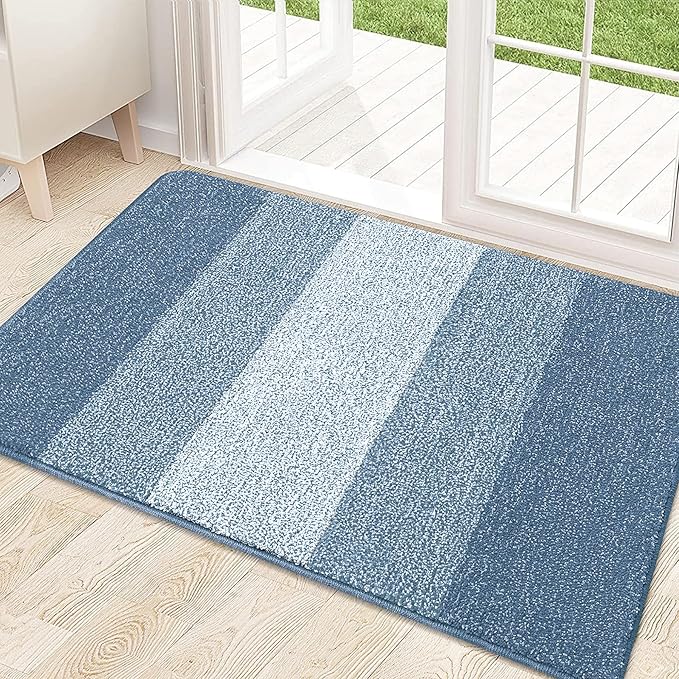 Kitinjoy Indoor Outdoor Door Mat, 32x20 Non-Slip Absorbent Dirt Trapper by Kitinjoy