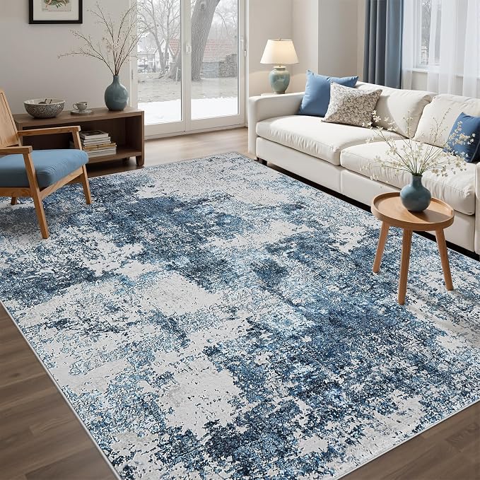 Area Rug Living Room Rugs: 5x7 Washable Rug by Tosuoka