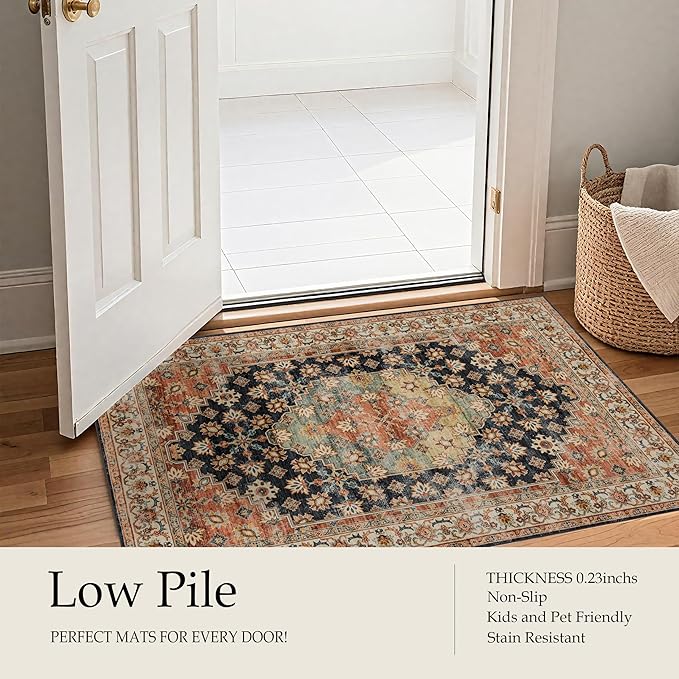 Ruaruarug Washable Area Rug 9x12 - Image 4