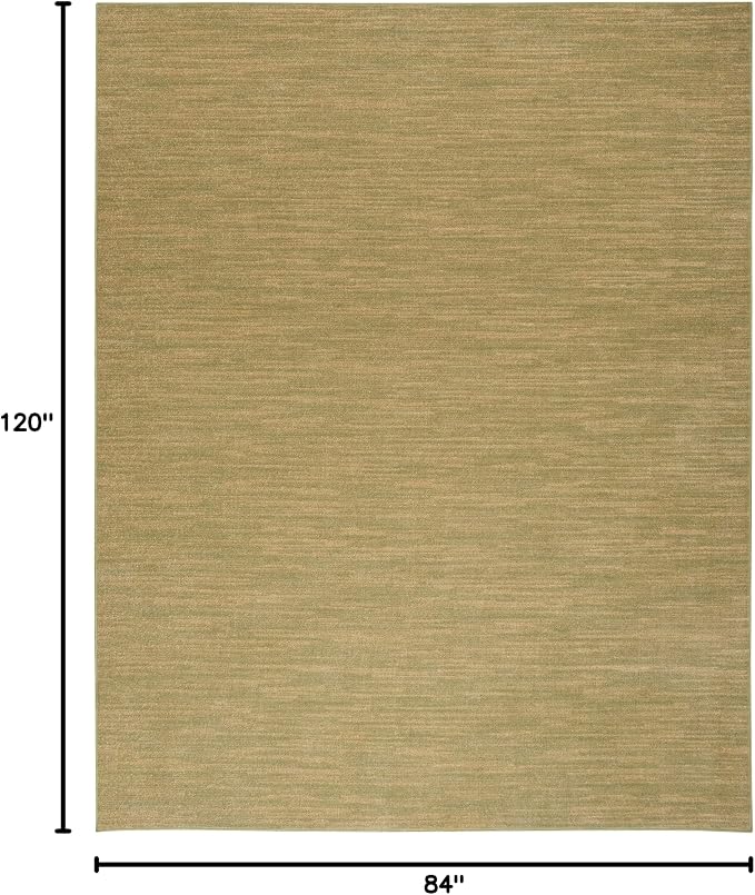 Nourison Home Nourison Essentials Green Gold 7' x 10' Area Rug - Image 2