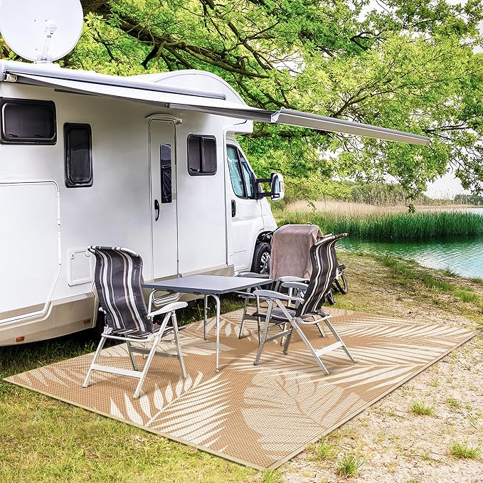 GENIMO Outdoor Rug 9' x 12' Waterproof - Image 5