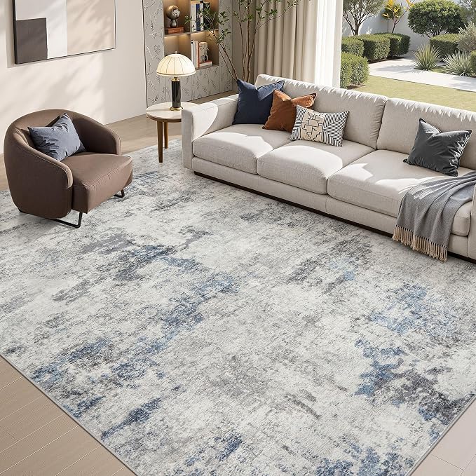 DMOYEST 8x10 Area Rug for Living Room, Washable & Non Slip Large Indoor Carpet - Image 5