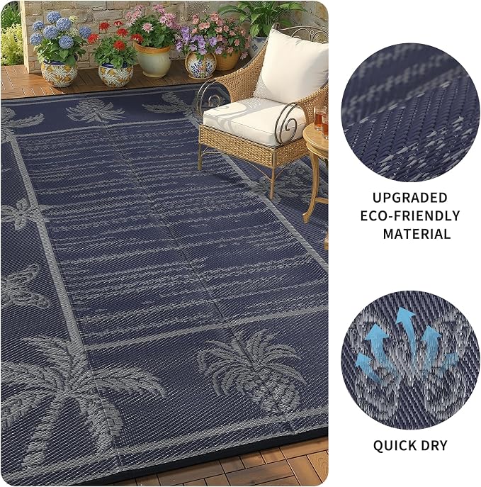 Garvee Outdoor Rug 5x8 Waterproof - Image 6