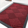 OLANLY Front Door Mat Outside Entrance 29.5x17, Heavy Duty Sturdy Natural by OLANLY