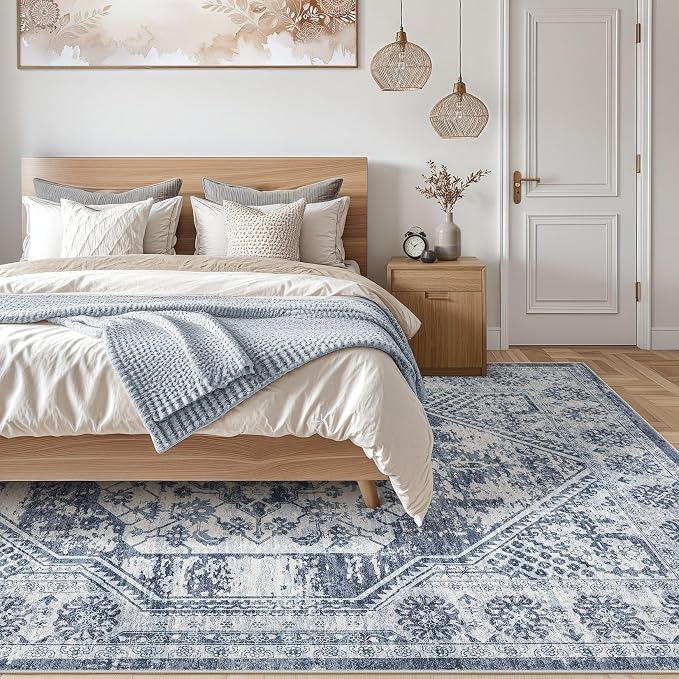 Vintage Living Room Area Rug 6x9 - Image 6