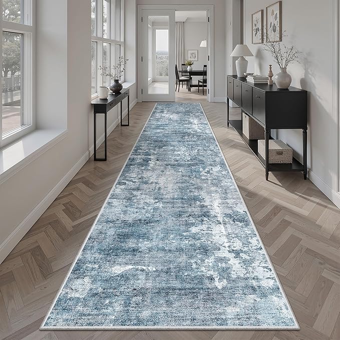 Soalmost Runner Rug 2x12 Washable Non-Slip Hallway Runner Rugs by Soalmost