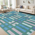 cotiled 8x10 Area Rugs Living Room Rug: Washable Boho Rugs by COTILED