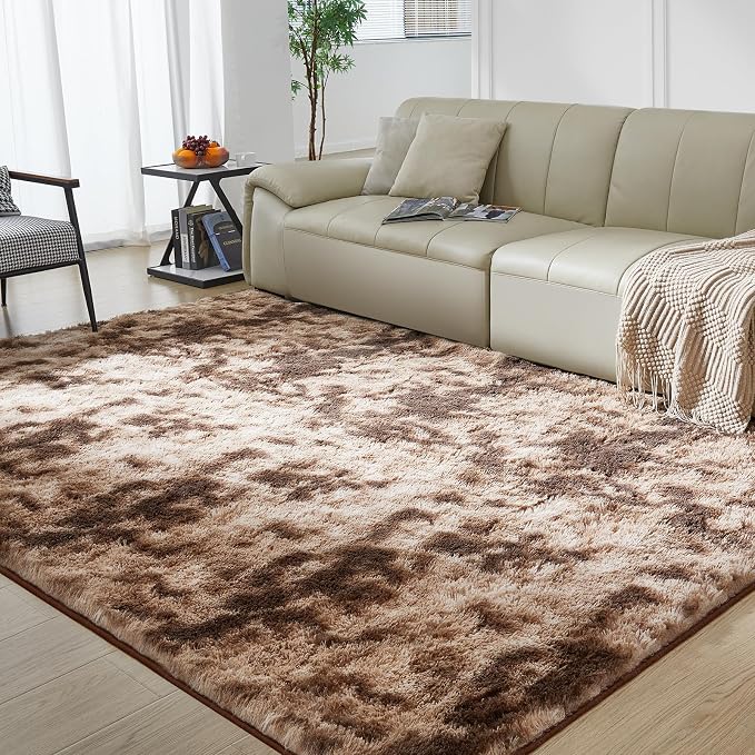 Ultra Soft Rug for Living Room, 3X5 Fluffy Shag Area Rug for Bedroom, Modern by Fairblink