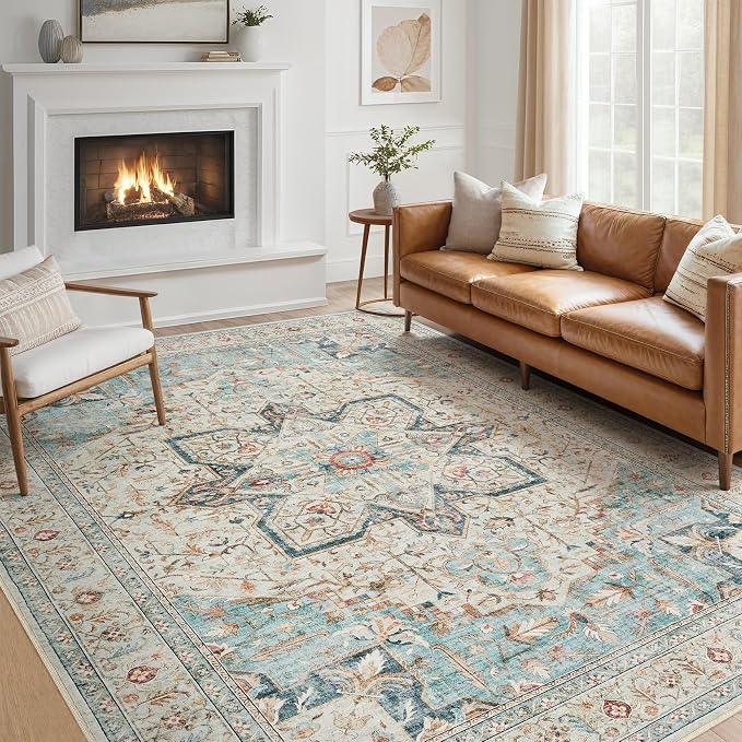 Tortania Area Rug Living Room Rugs - Image 8
