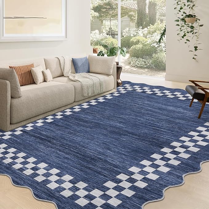 GarveeHome Area Rug 6x9 Large Living Room Modern Border Throw Rug - Image 7