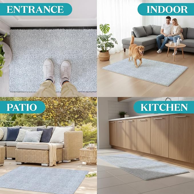 Premium Microfiber Indoor Door Mat – 20"x30" Washable Entry Mat, Waterproof - Image 6