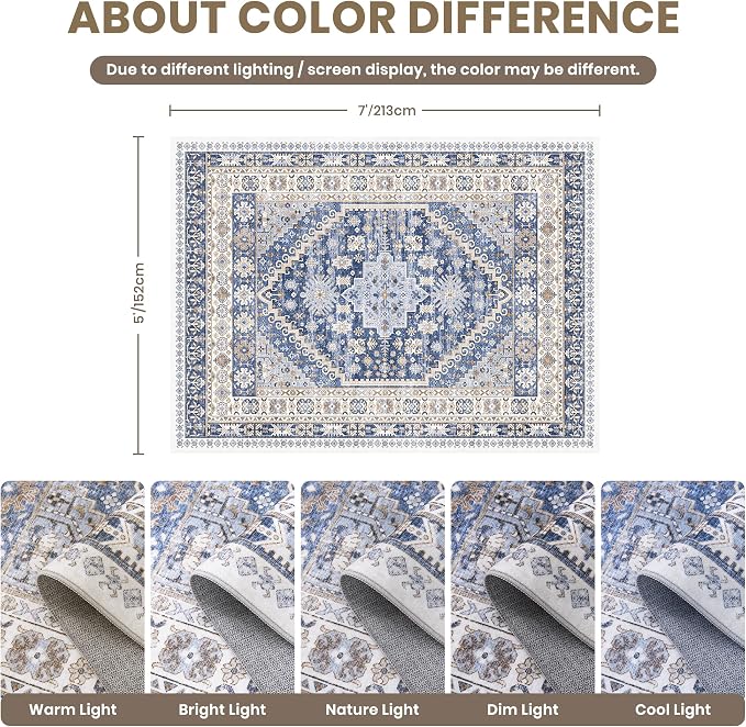 zesthome 5x7 Area Rugs - Image 2