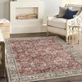 CHAMPLANT Washable Area Rug 4'x6' Traditional Floor Cover Foldable Thin Rugs by CHAMPLANT