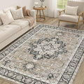 Vintage Living Room Area Rug 5x8 by COTILED