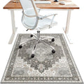 36"x60" Office Chair Mat for Hardwood Tile Floor, Under Desk Carpet Protector by BESBLEE