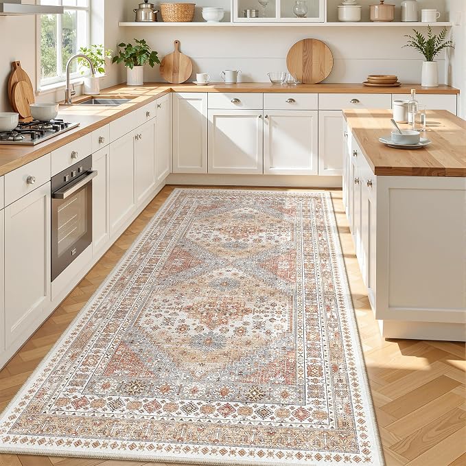 zesthome 4x8 Rug for Bedroom, Wide Runner Rug for Hallway, Non Slip Washable - Image 4