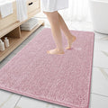 OLANLY Large Bathroom Rugs 59x35, Extra Soft Absorbent Chenille Bath Rugs by OLANLY