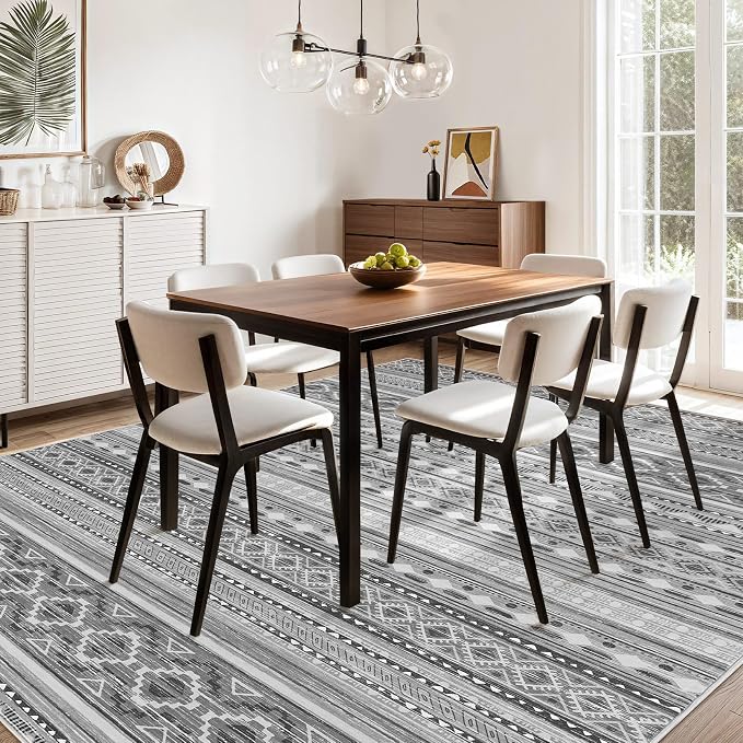 cotiled 5x7 Area Rugs Living Room Rug: Washable Boho Rugs - Image 6