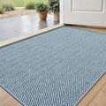 Ultra Thin Door Mat Indoor Entrance 17"x29", Low-Profile Indoor Door Mat by Unknown