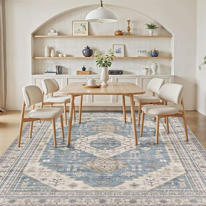 10x14 Washable Area Rug, Large Rugs - Image 8