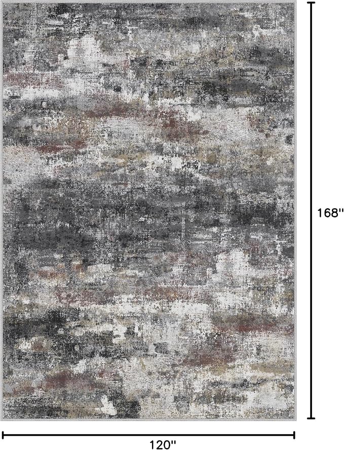 BEIMO Area Rugs 10x14 for Living Room Bedroom, Modern Abstract Machine Washable - Image 2