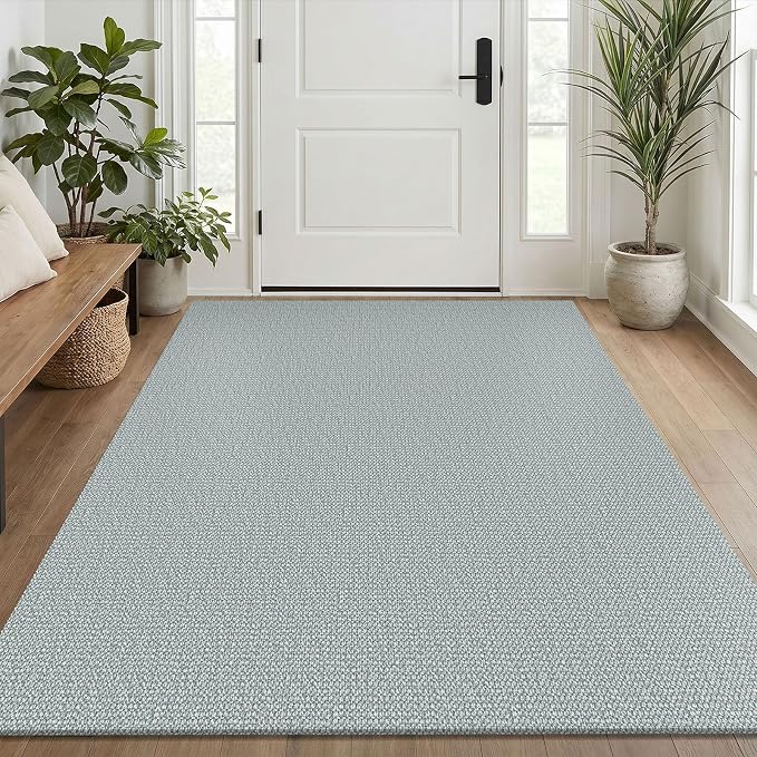 EARTHALL Washable Area Rug 4x6 Ft Non Slip Rugs by EARTHALL