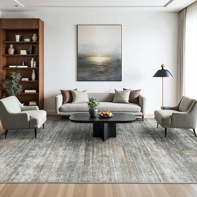 BEIMO Area Rugs 8x10 for Living Room Bedroom, Modern Abstract Machine Washable by BEIMO