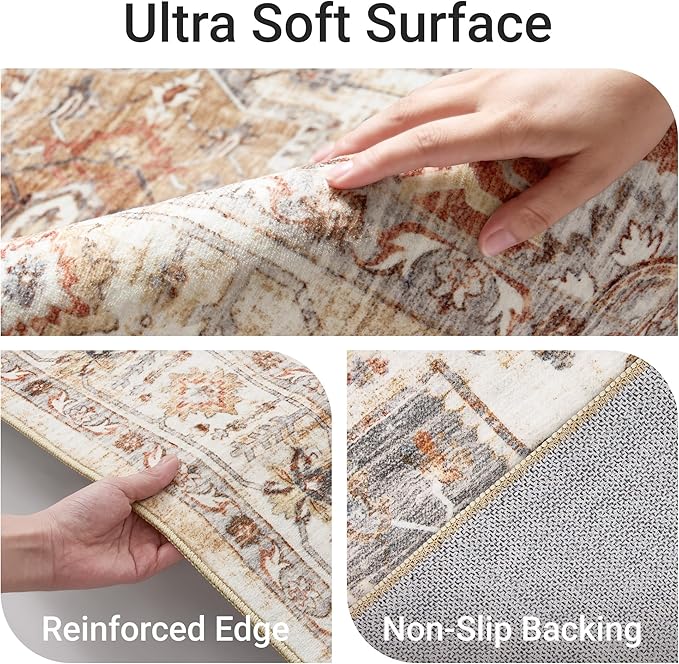 2'6" x 10'Non Slip Runner Rugs - Image 3