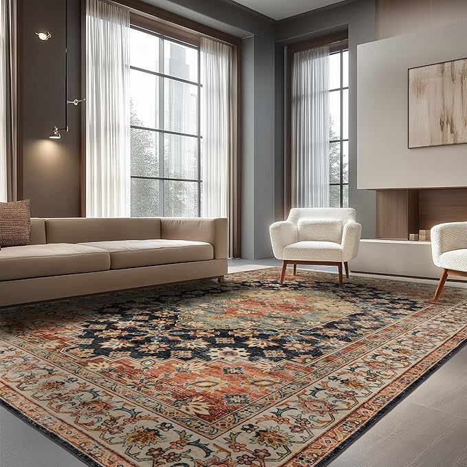 Ruaruarug Washable Area Rug 8x10 - Image 3