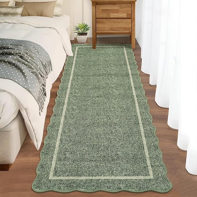 GarveeHome Scalloped Runner Rug - Image 8