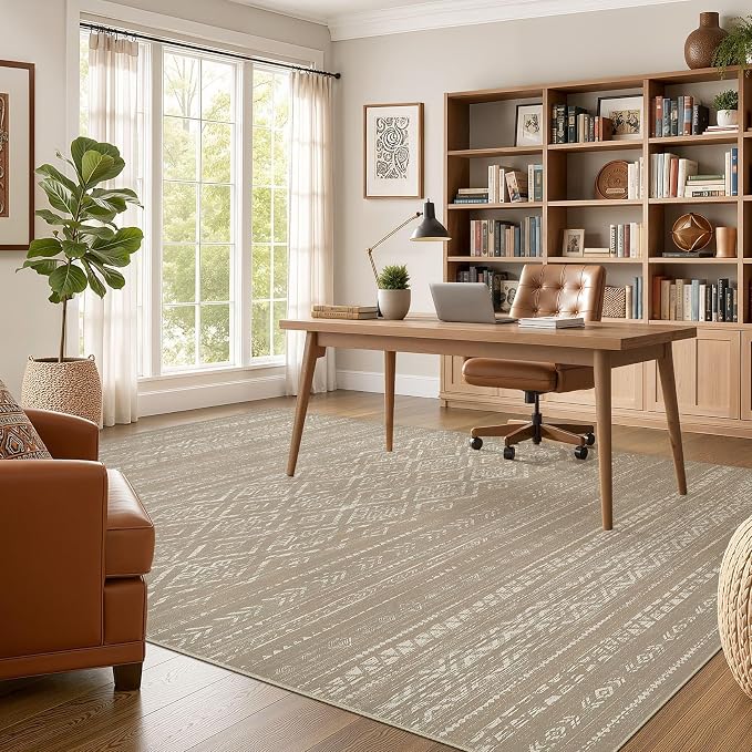 Nakagishi Area Rug Living Room Rugs: 10x12 Large Soft Machine Washable Boho - Image 5