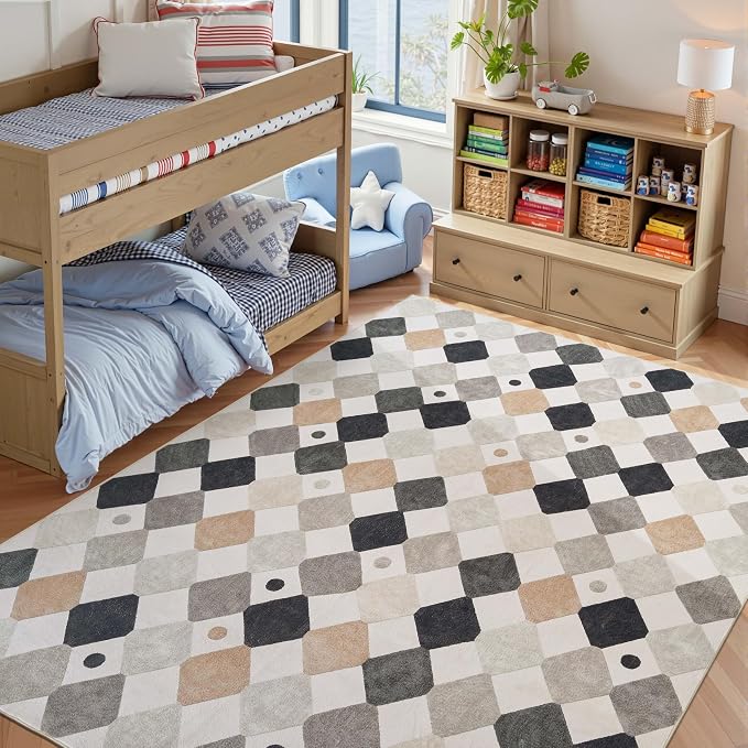 jinchan Macy 8x10 Kids Area Rug by JINCHAN