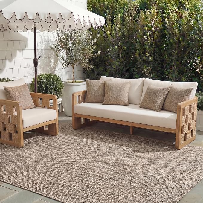 SAFAVIEH Outdoor Area Rug 9x12 by Unknown