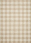 Garland Rug Country Living – Checkered Buffalo Plaid Design, Non-Slip Rubberback by Garland+Rug