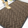 OLANLY Front Door Mat Indoor Outdoor Entrance, Waterproof All-Season, by OLANLY