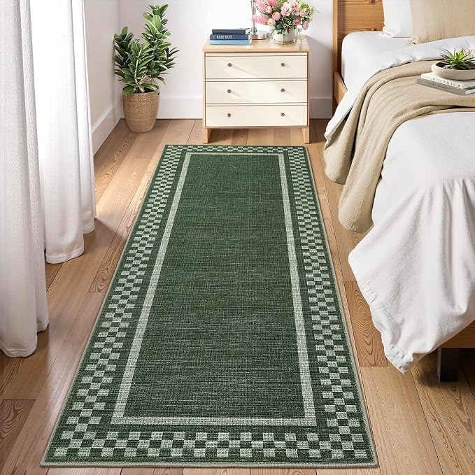 Rug Runners for Hallways 2x8 Washable Kitchen Runner Rug Non Slip Low Pile by GarveeHome