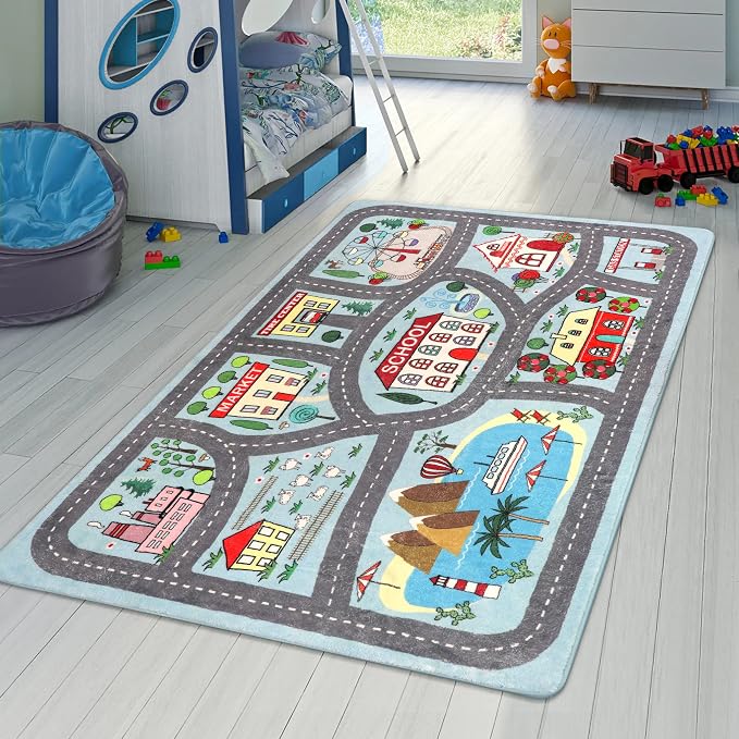 LIVEBOX Soft Kids Rug 4'x6' Carpet Play Mat - Image 9