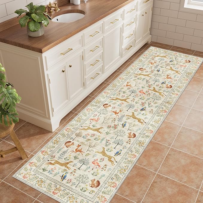 DUKINO 2x10 Rug for Hallway, Washable Kitchen Runner Rug - Image 3