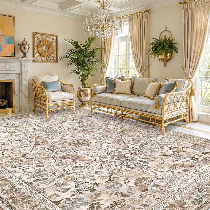 Vintage 8x12 Area Rugs for Living Room - Image 3
