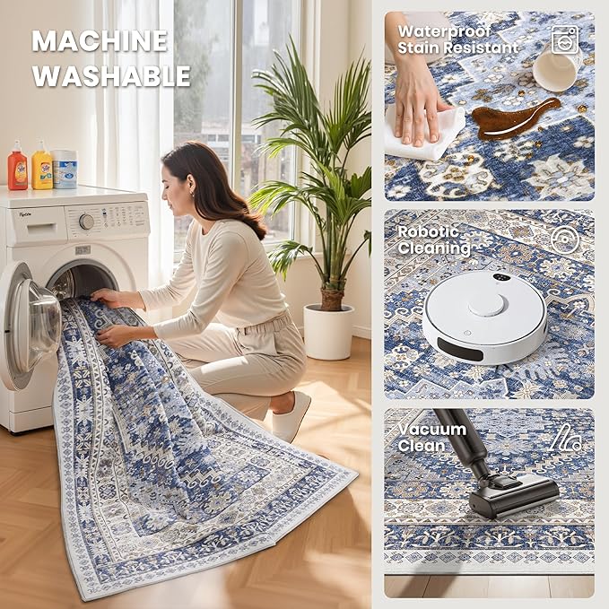 zesthome 2x4 Washable Rug Runner - Image 6