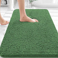 OLANLY Bathroom Rugs 32x20, Extra Soft Absorbent Chenille Bath Rugs, Rubber by OLANLY