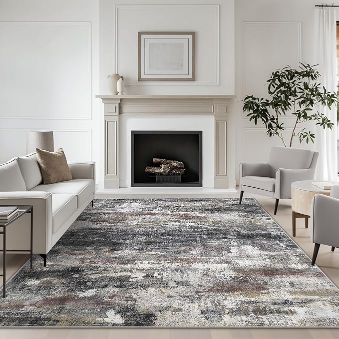 BEIMO Area Rugs 10x14 for Living Room Bedroom, Modern Abstract Machine Washable by BEIMO