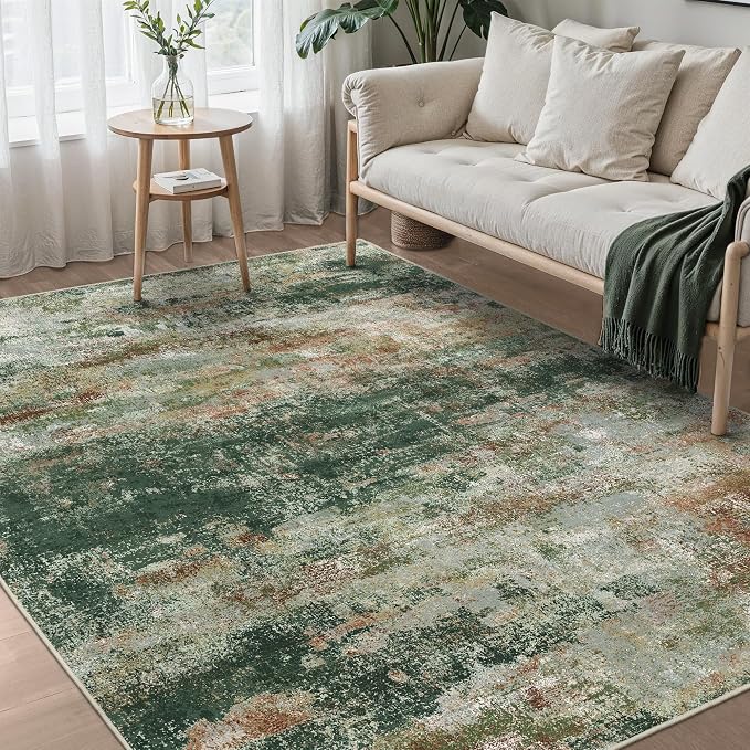 BEIMO Area Rugs 3x5 for Living Room Bedroom, Modern Abstract Machine Washable by BEIMO