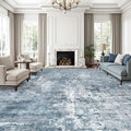 Soalmost 10x14 Area Rugs for Living Room, Non Slip Machine Washable Vintage Rugs by Soalmost