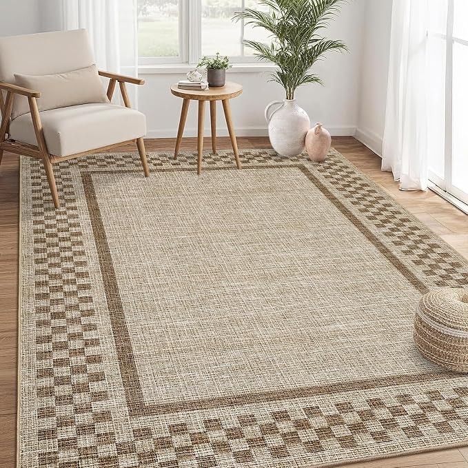 GarveeHome Modern Bordered 8x10 Area Rugs - Image 2